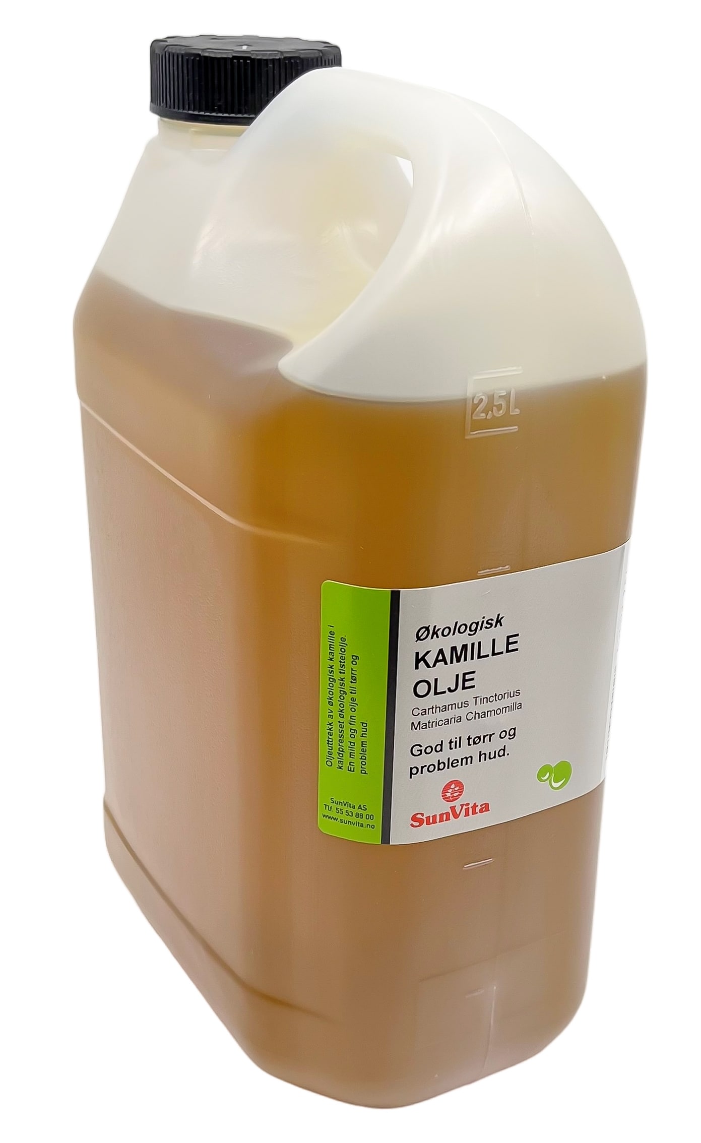 Kamilleolje økologisk, uttrekk i tistelolje