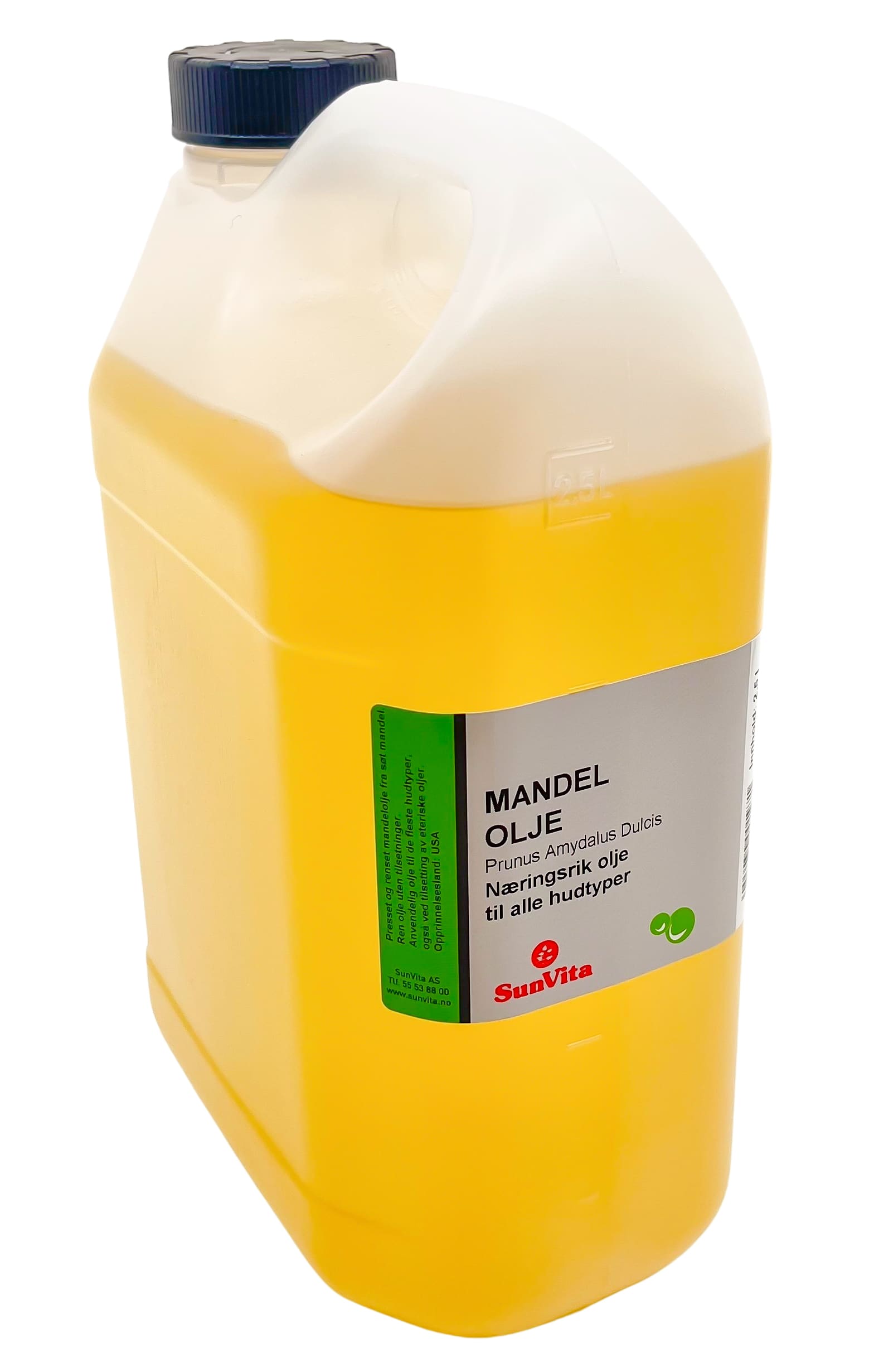 Mandelolje presset og raffinert