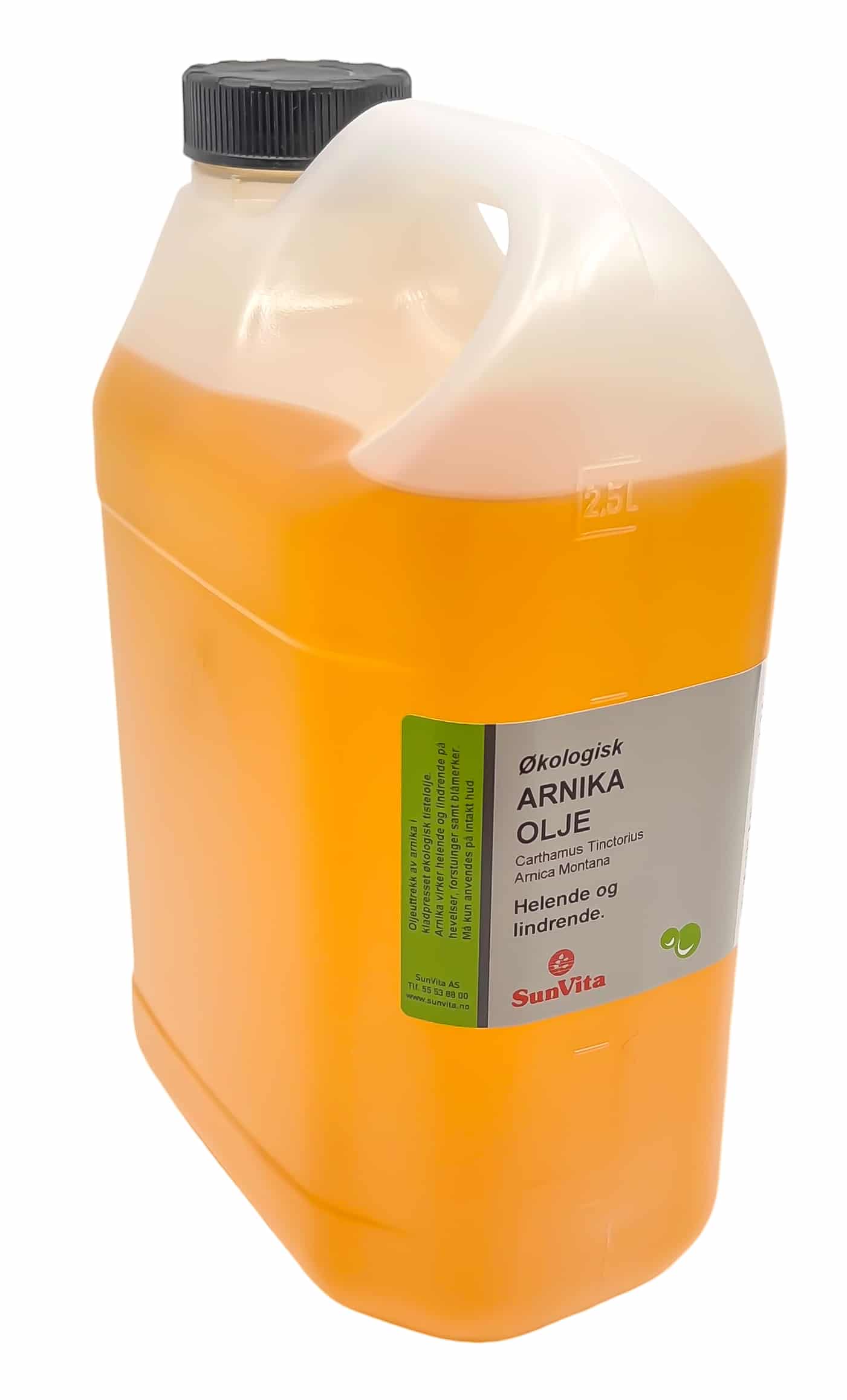 Arnikaolje, økologisk, uttrekk i kaldpresset tistelolje