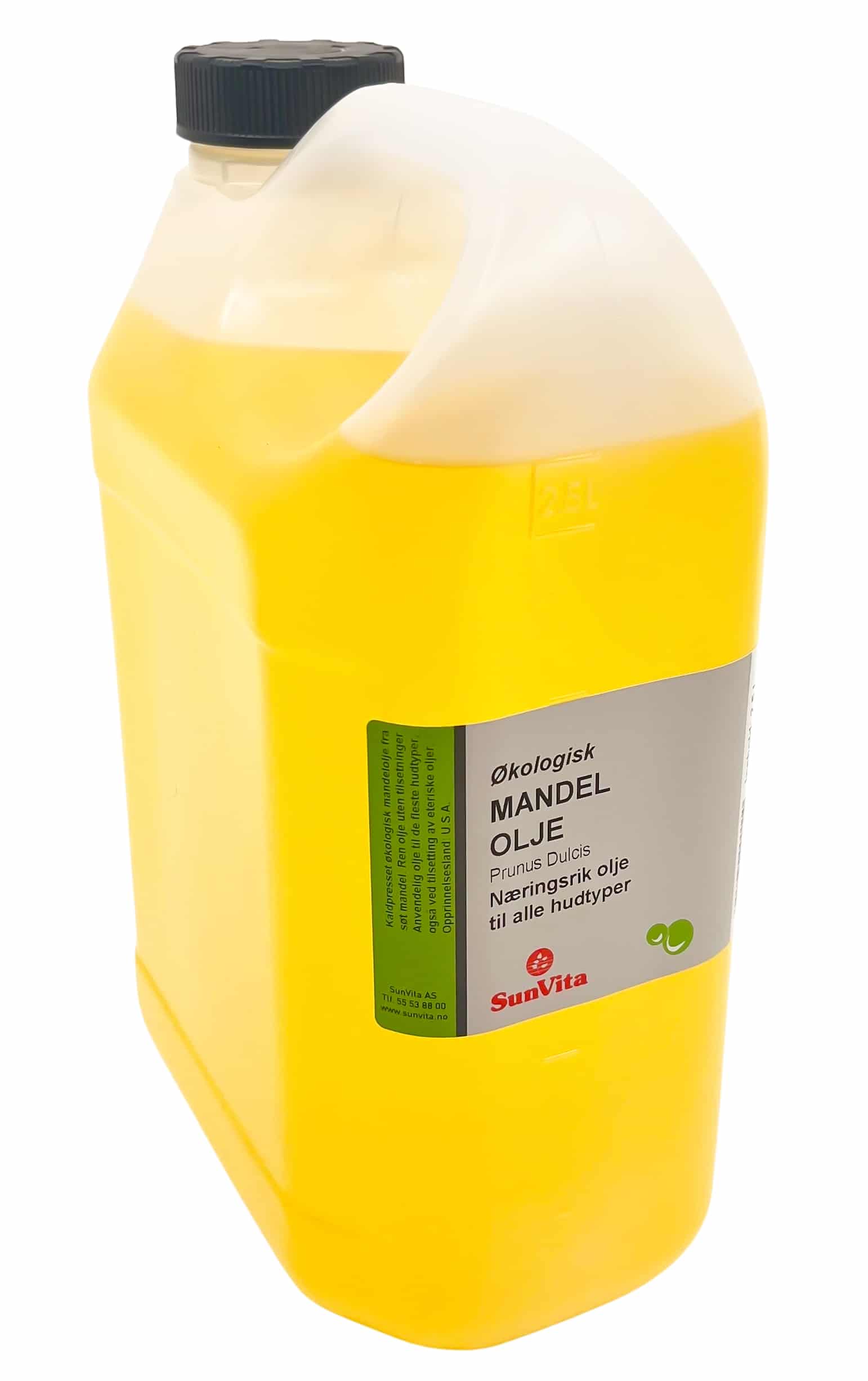 Mandelolje 2,5 l ØKO kaldpresset