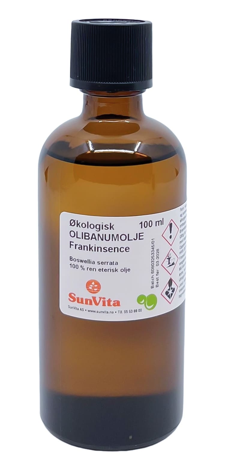 Frankincense, Olibanumolje økologisk (Boswellia Serrata)