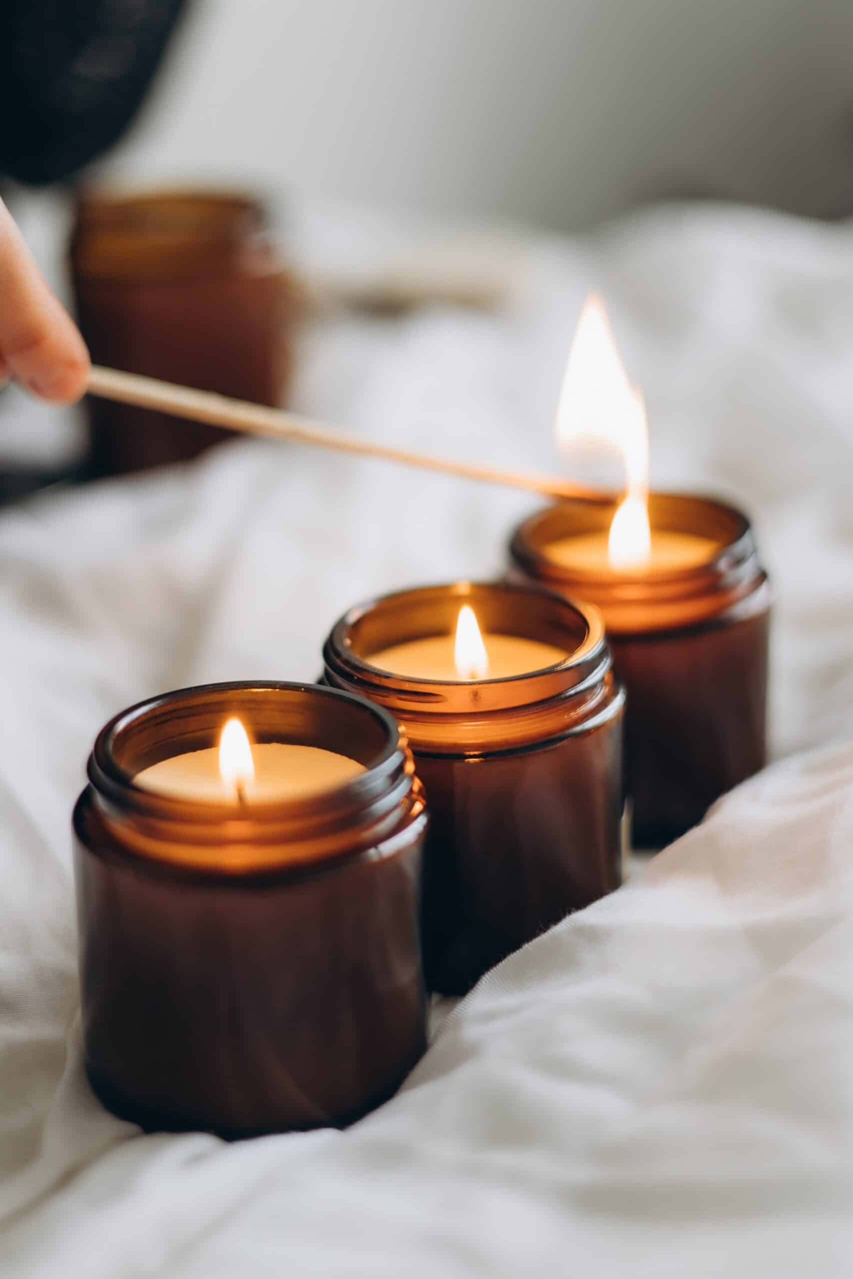 Lyspakke duftlys Vanilje