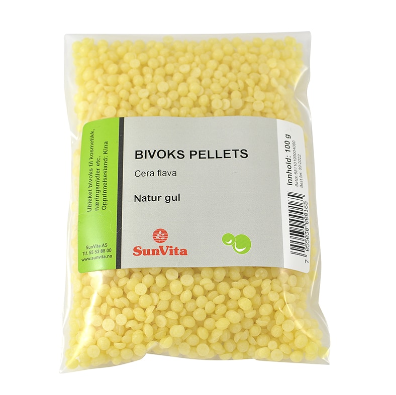 Bivoks natur gul pellets