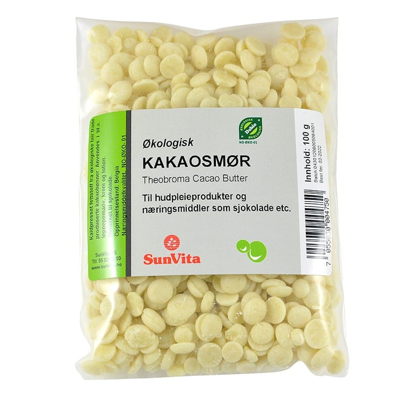 Kakaosmør DEBIO økologisk pellets