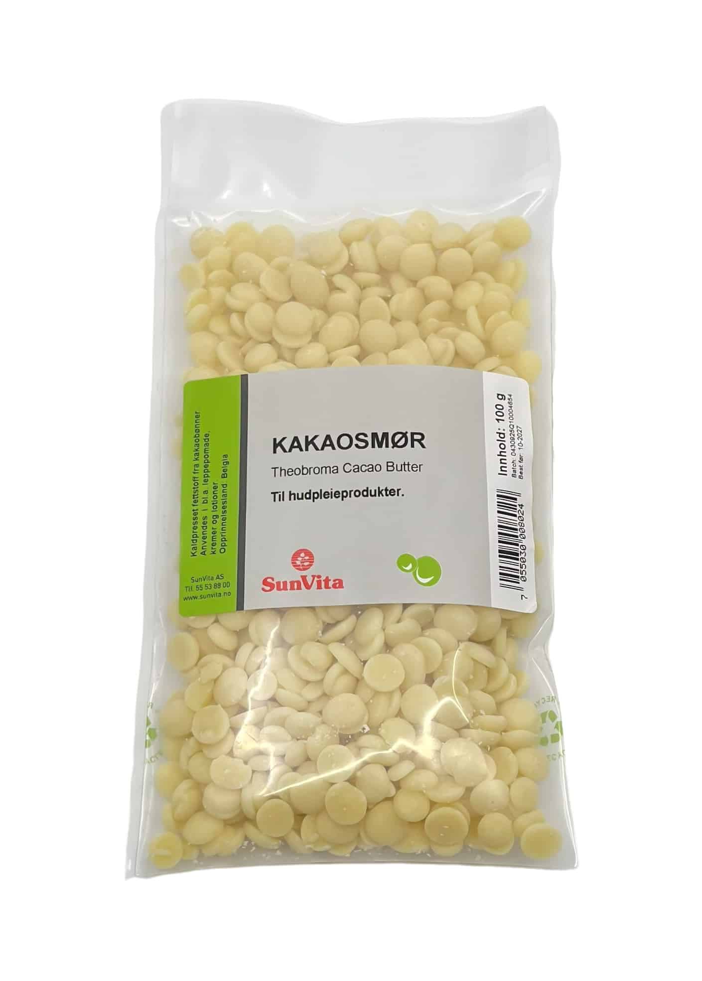 Kakaosmør pellets