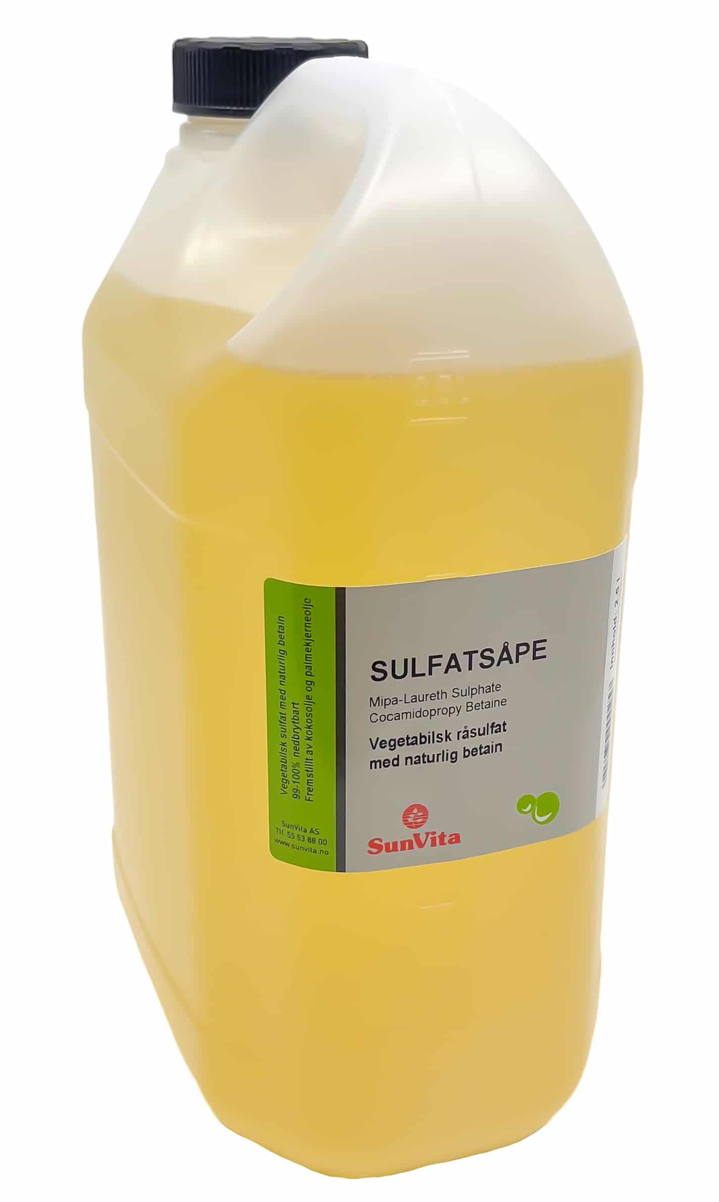 Sulfat vegetabilsk råsåpe