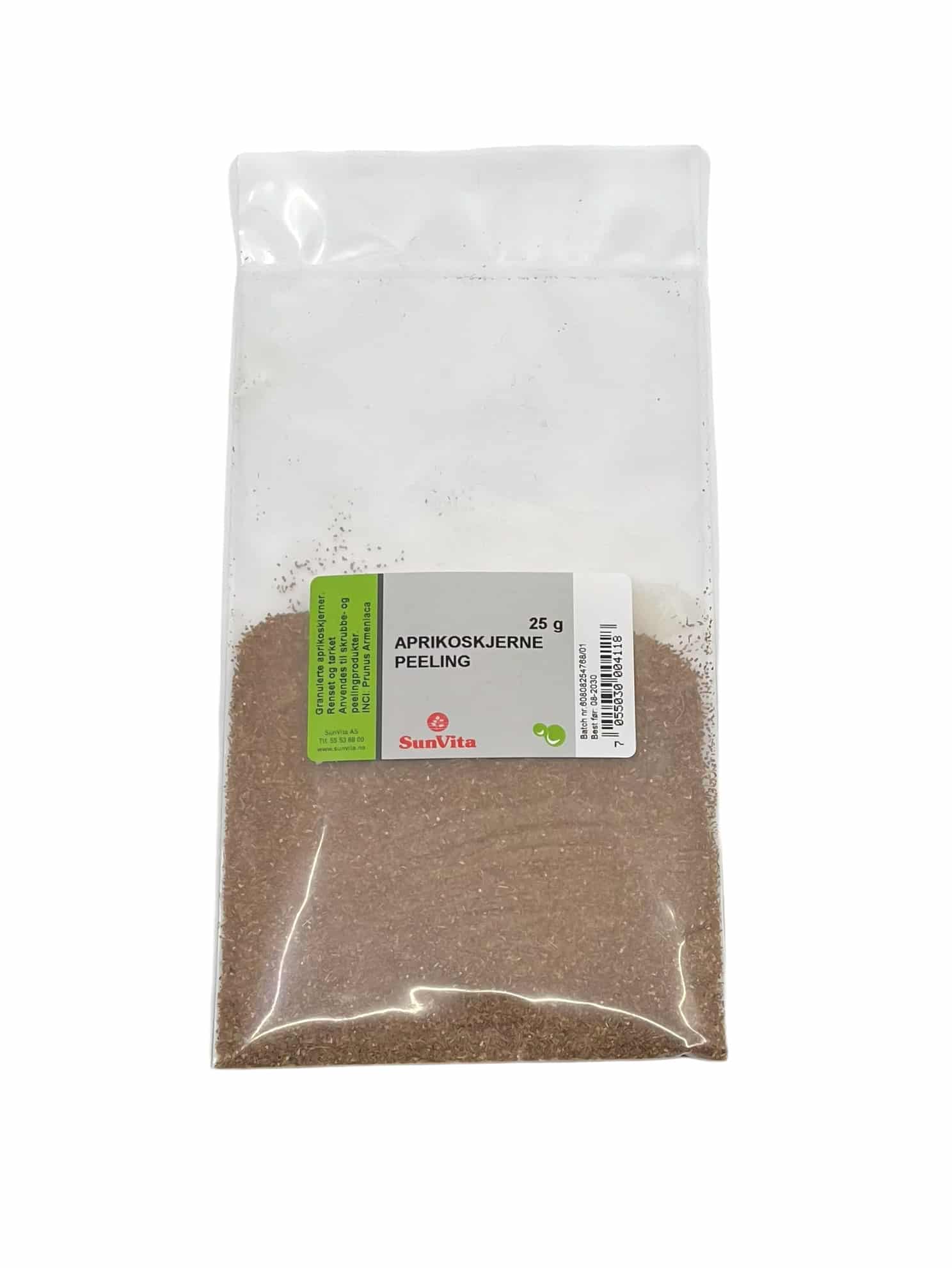 Aprikoskjerne peeling