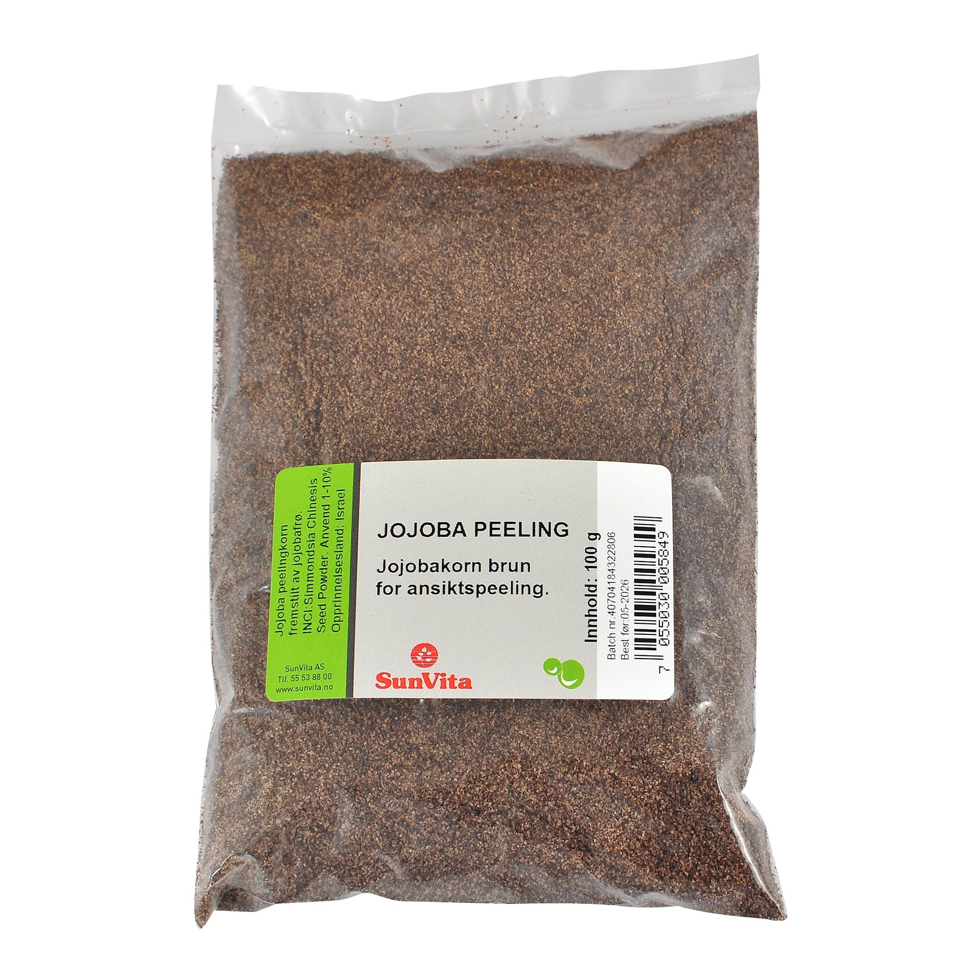 Jojoba peeling brun100 gr.