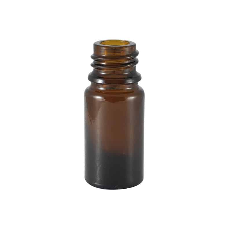 Glassflaske brun 5 ml  DIN 18 mm