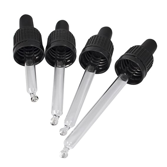 Pipette 50 ml m/låsering DIN 18 mm glassflaske