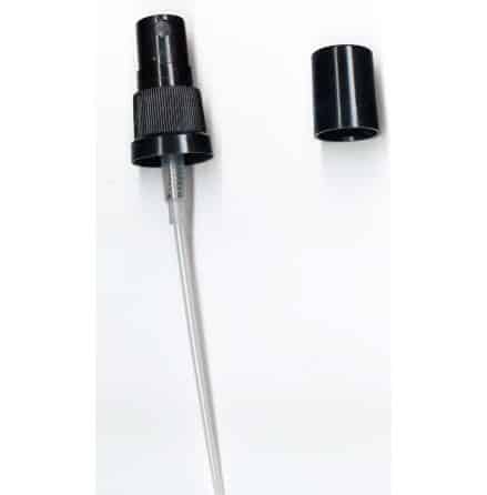 Spray til 10/30/50/100 ml glassflaske 18 mm