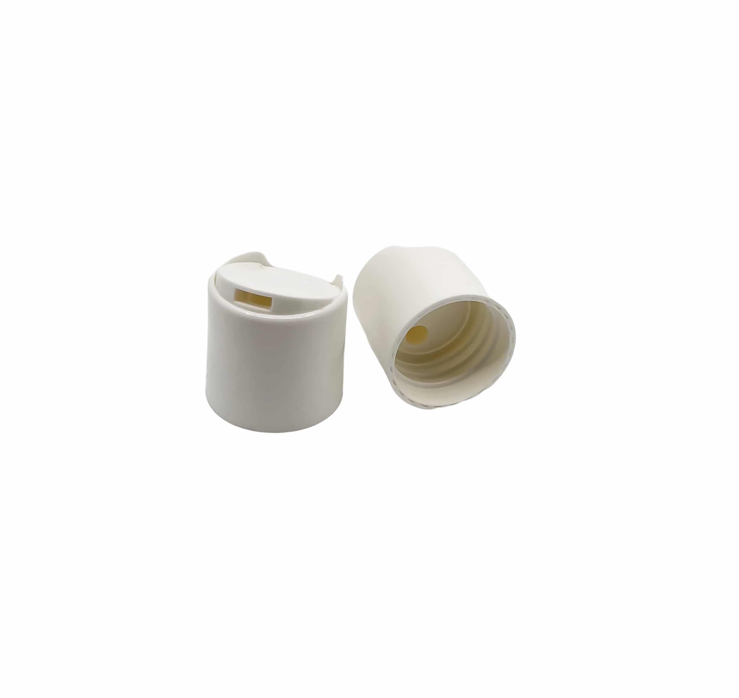 Kapsel hvit disktopp 28/410