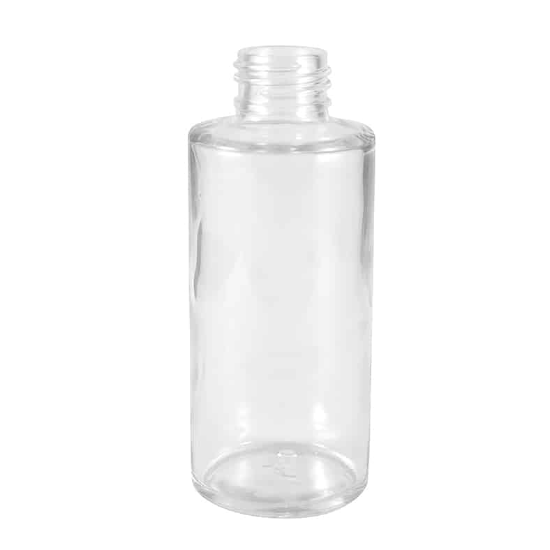 Glassflaske klar 100 ml luxus 24 mm hals