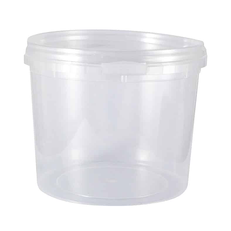 Plastbeger m/lokk  800 ml 1 stk