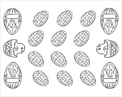 Former i plast, egg., kylling 18 x 1